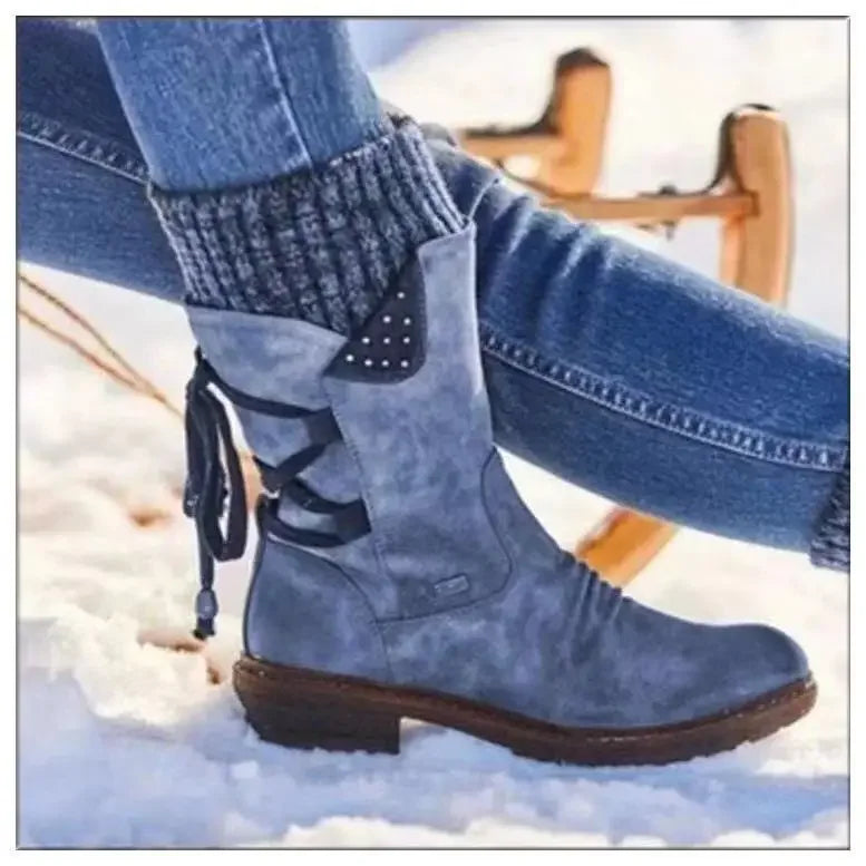 Lässige und stützende orthopädische Stiefel
