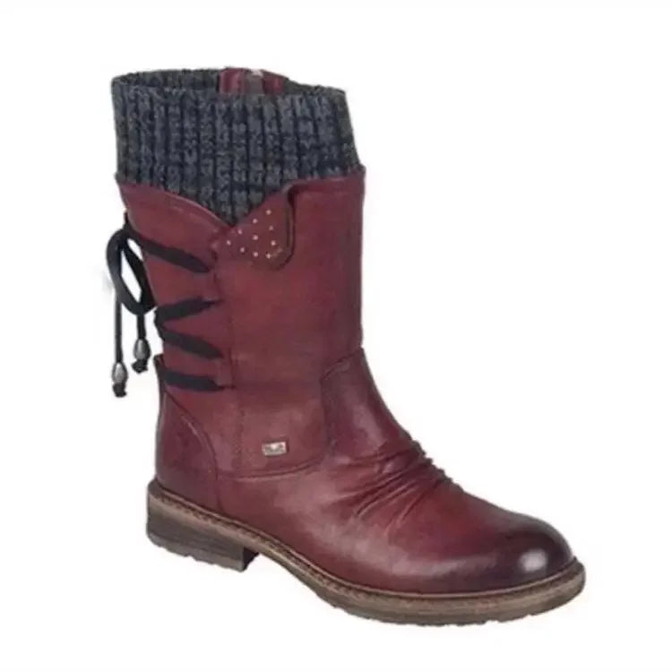 Lässige und stützende orthopädische Stiefel