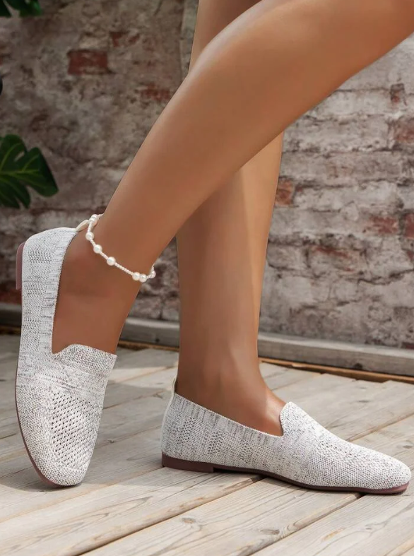 MW | Flache Damenschuhe aus atmungsaktivem Netzmaterial