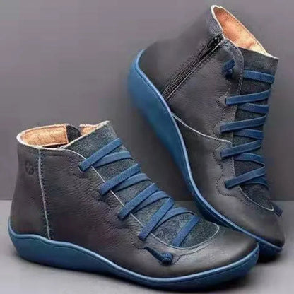 Stützende und trendige orthopädische Stiefel