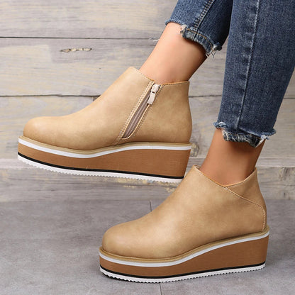 Vintage inspirierte Orthopädische Stiefel