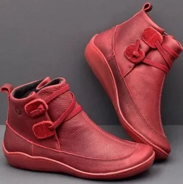 Lässige und stützende orthopädische Stiefel