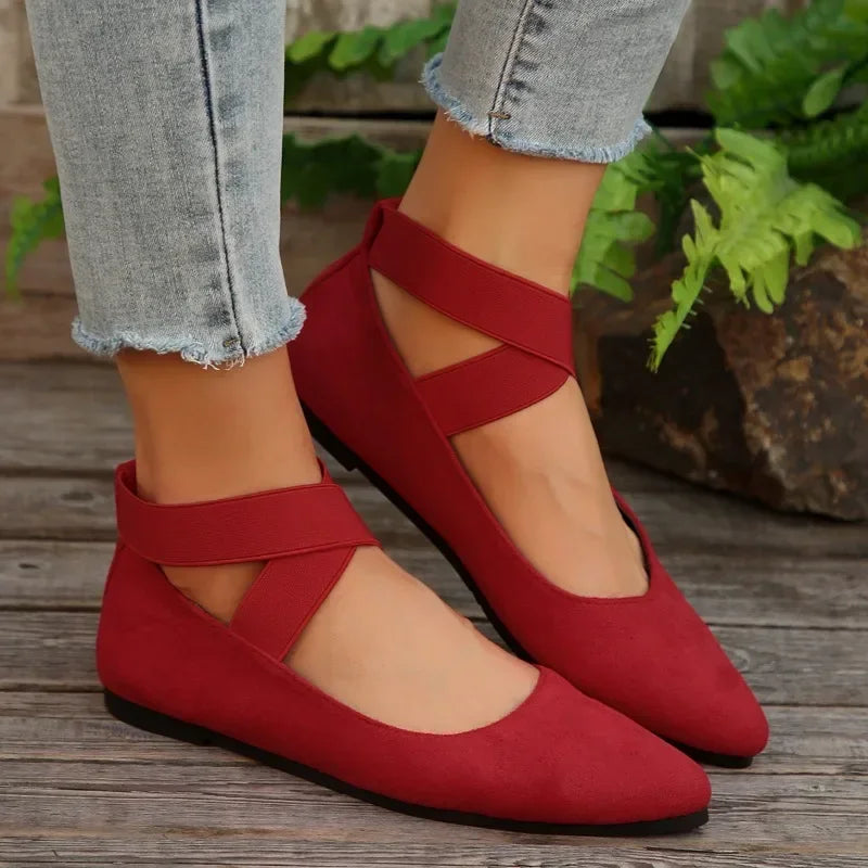 Stützende und stilvolle orthopädische Ballerinas