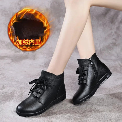 Lässige und stützende orthopädische Stiefel