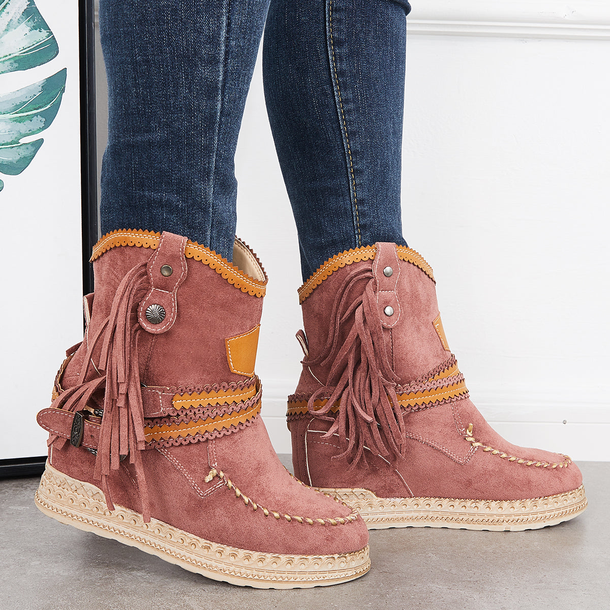 Schicke Orthopädische Stiefel mit einzigartigem Design