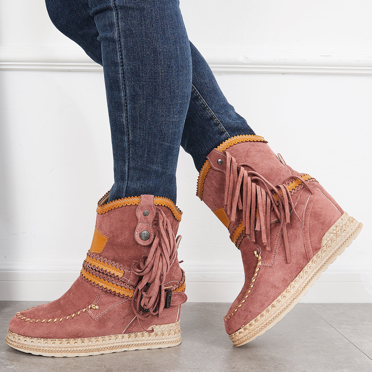 Schicke Orthopädische Stiefel mit einzigartigem Design