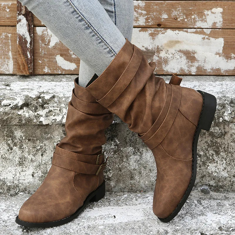 Klassische Orthopädische Stiefel mit zeitlosem Stil
