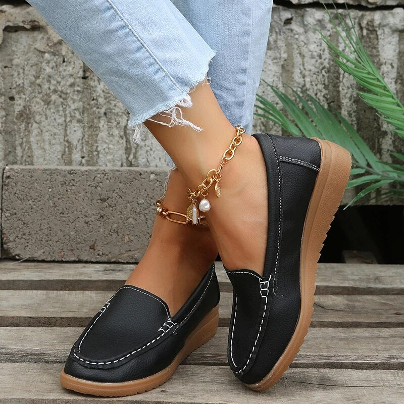 MW | Damen-Keilschuhe im Ethno-Stil