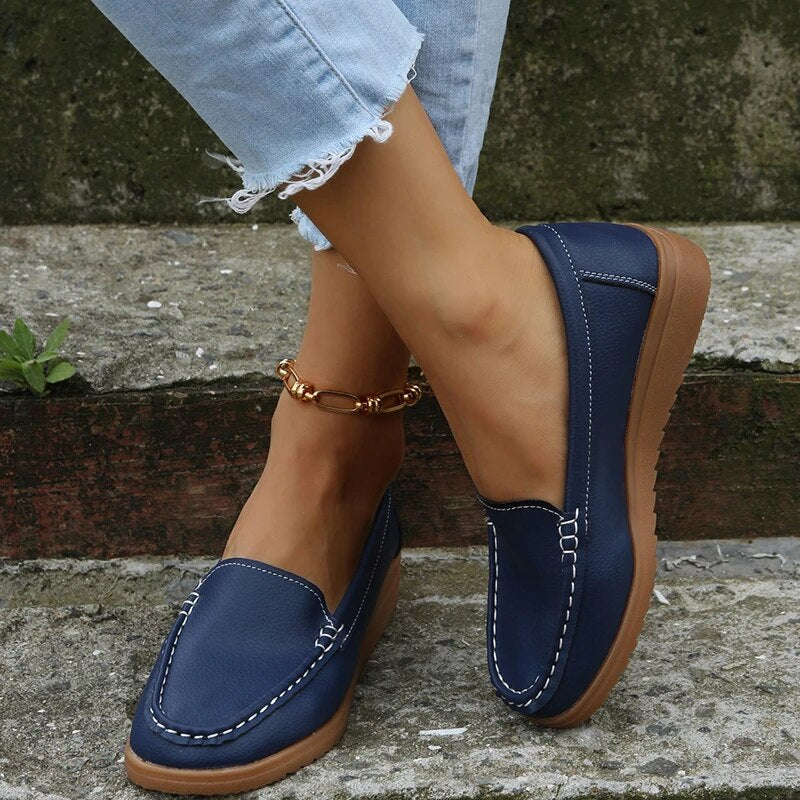 MW | Damen-Keilschuhe im Ethno-Stil