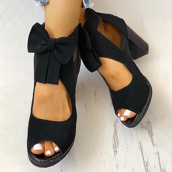 MW | Quadratische High Heels für Frauen