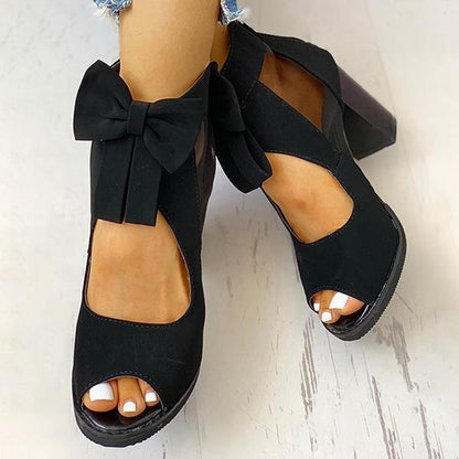 MW | Quadratische High Heels für Frauen