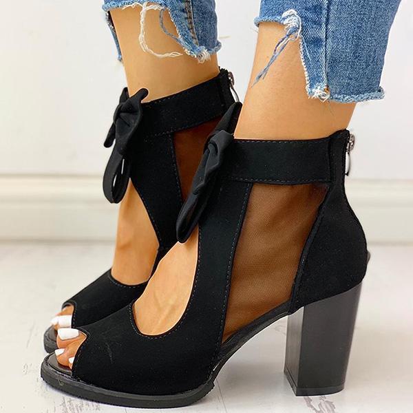 MW | Quadratische High Heels für Frauen