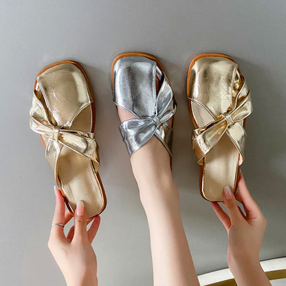 MW | Geschlossene Sandalen mit quadratischer Spitze