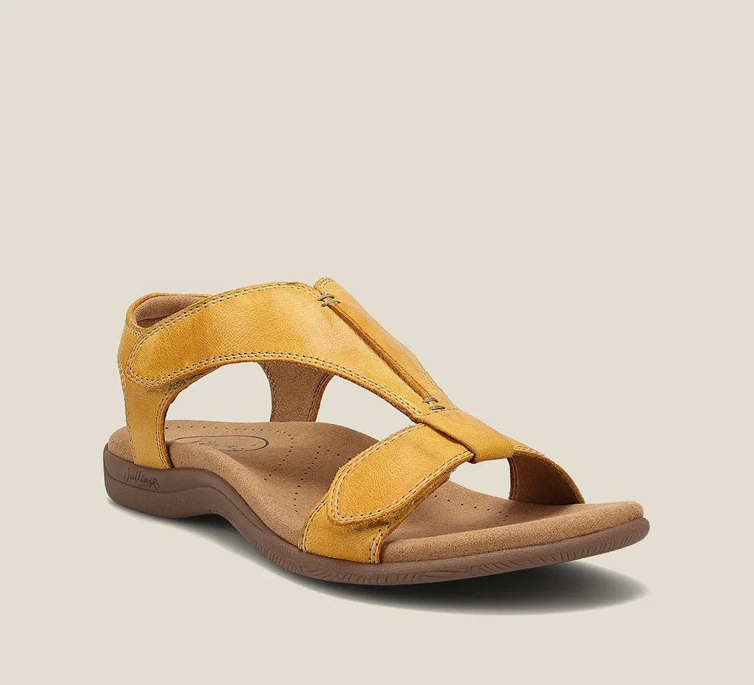 MW | Orthopädische Damen-Sandalen mit niedrigen Absätzen