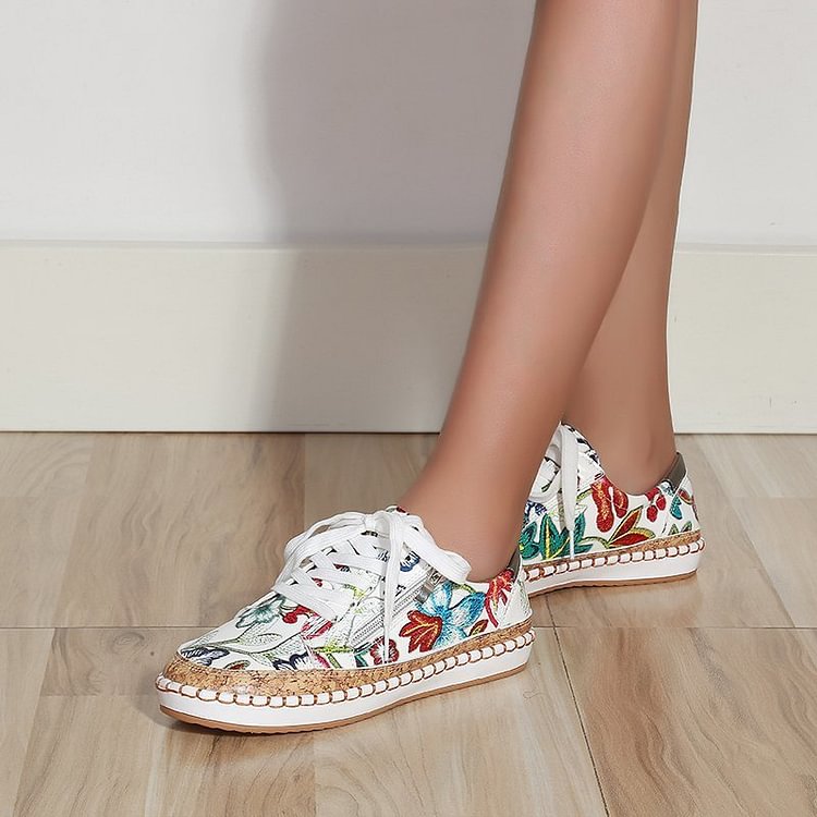 MW | Bequeme Sportschuhe mit Blumen