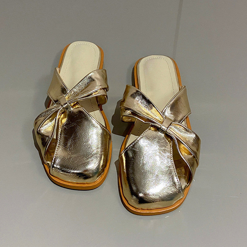 MW | Geschlossene Sandalen mit quadratischer Spitze