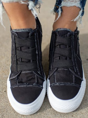 MW | Damen Canvas Low Heel All Season Turnschuhe