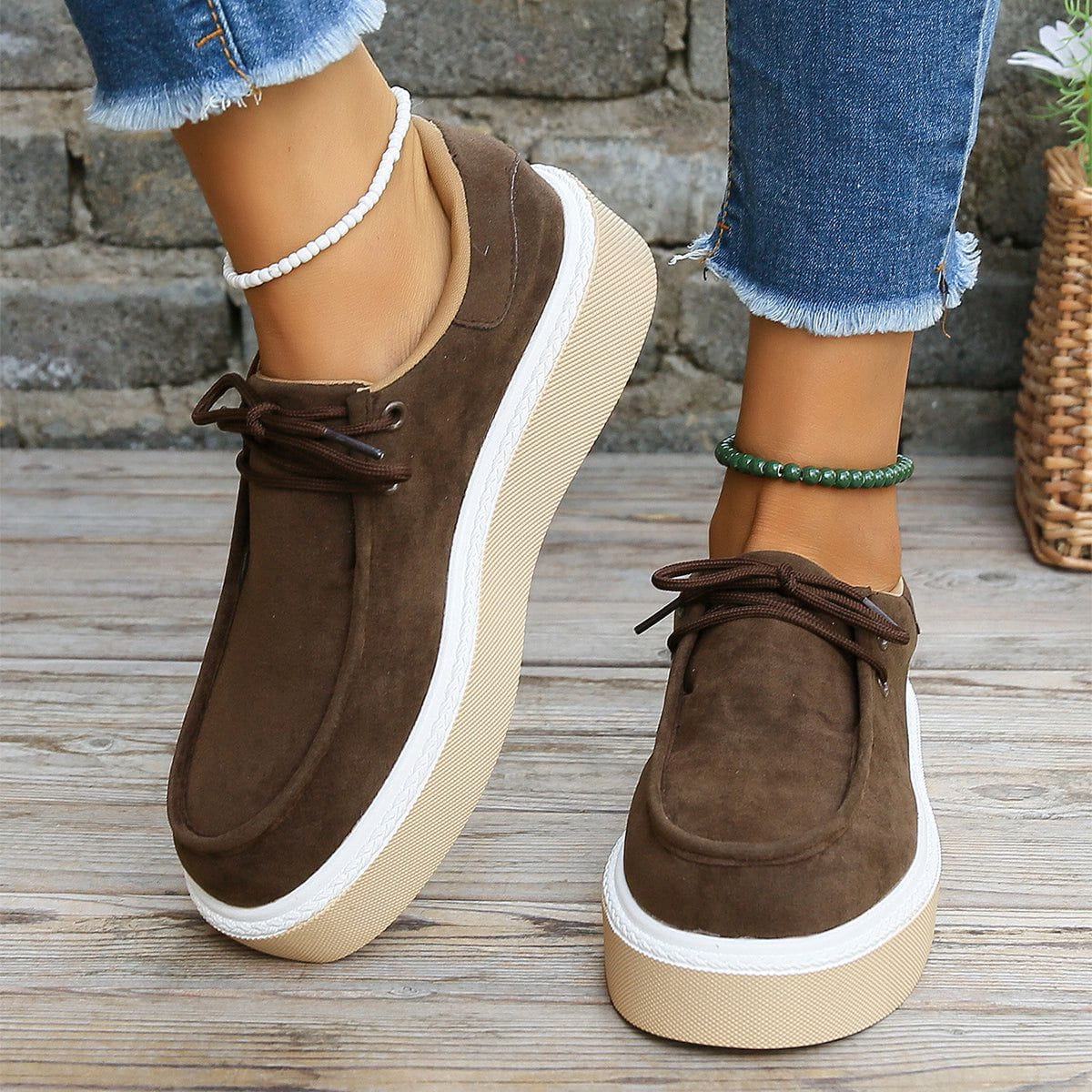 MW | Damen Fat-Up Flats mit dicker Sohle Sneakers