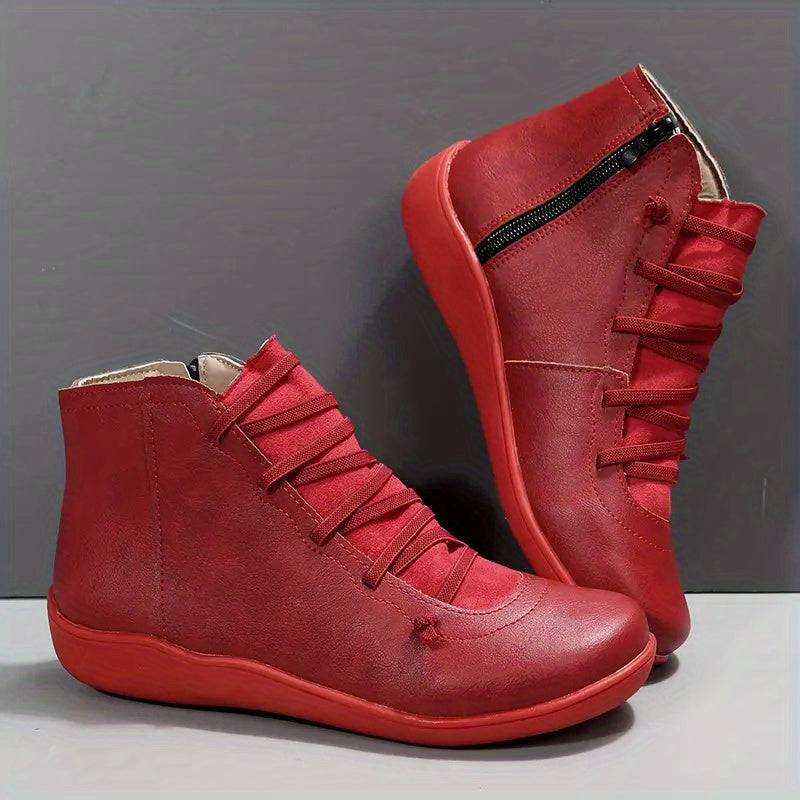 Vintage inspirierte Orthopädische Stiefel