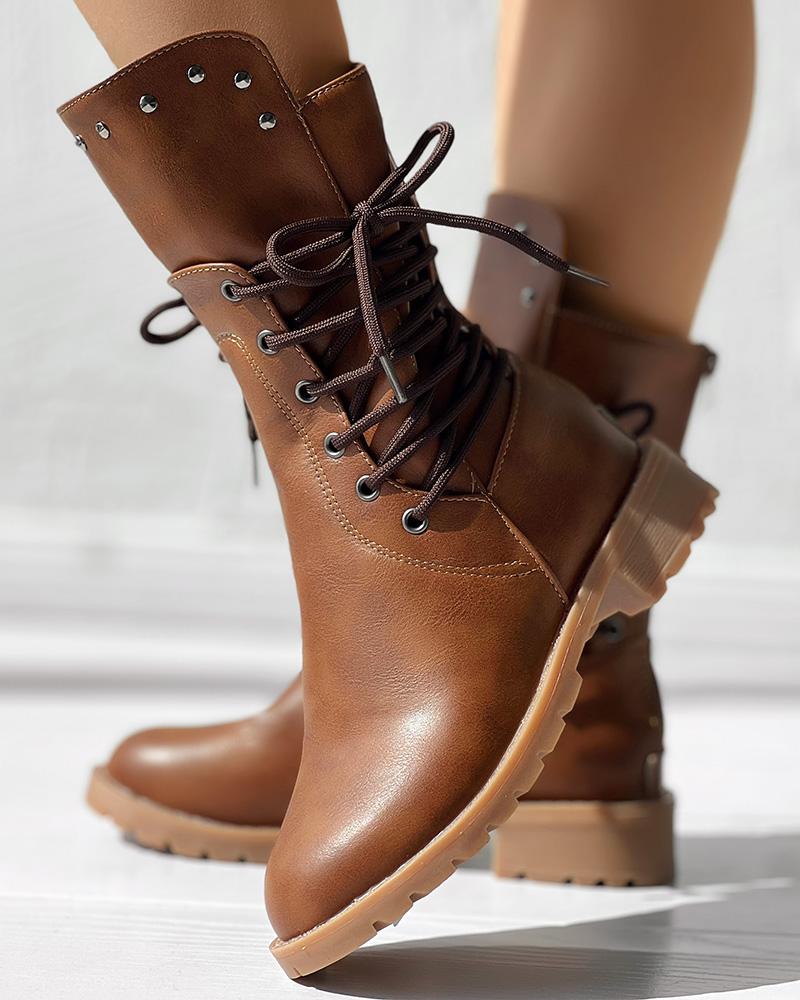 Klassische Orthopädische Stiefel mit zeitlosem Stil