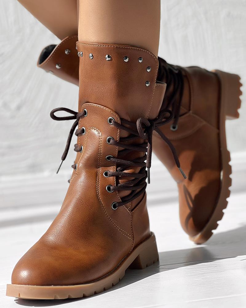 Klassische Orthopädische Stiefel mit zeitlosem Stil