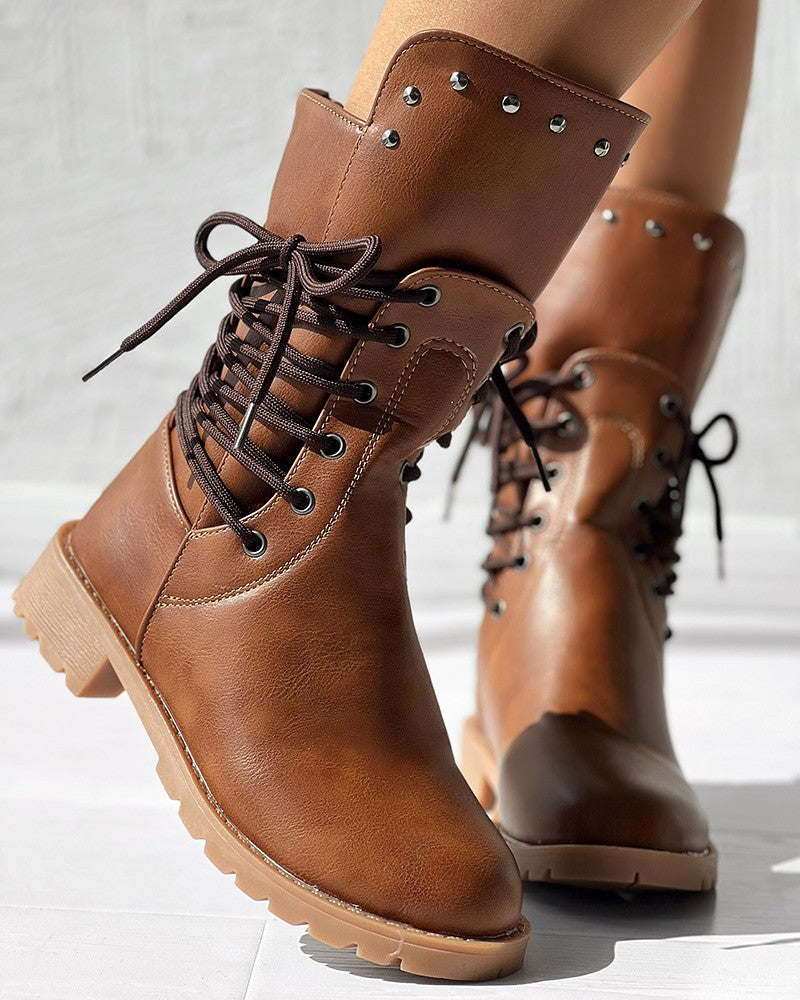 Klassische Orthopädische Stiefel mit zeitlosem Stil