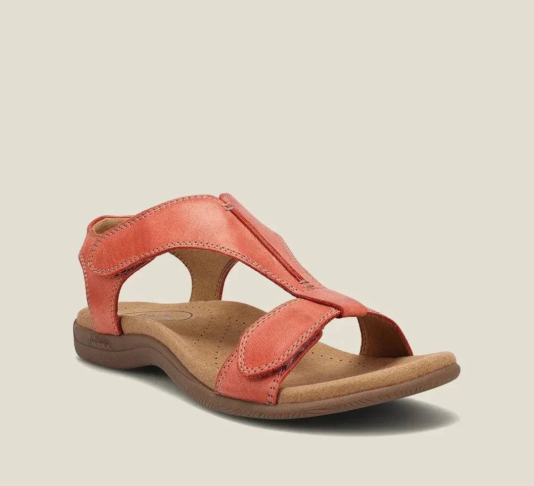 MW | Orthopädische Damen-Sandalen mit niedrigen Absätzen