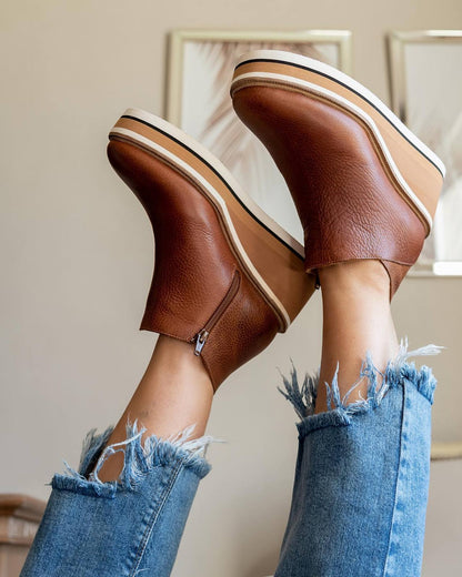 Vintage inspirierte Orthopädische Stiefel