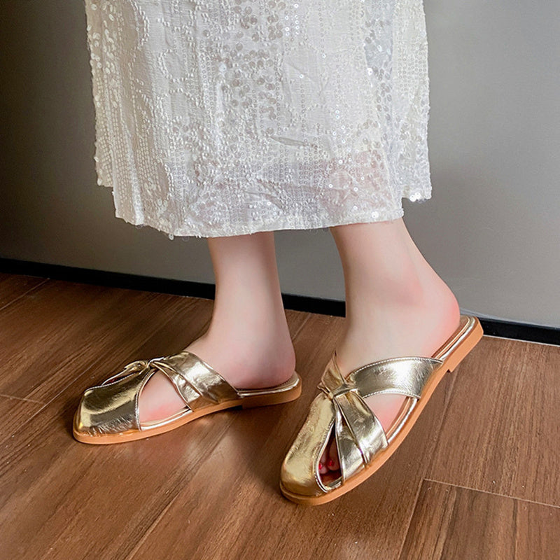 MW | Geschlossene Sandalen mit quadratischer Spitze