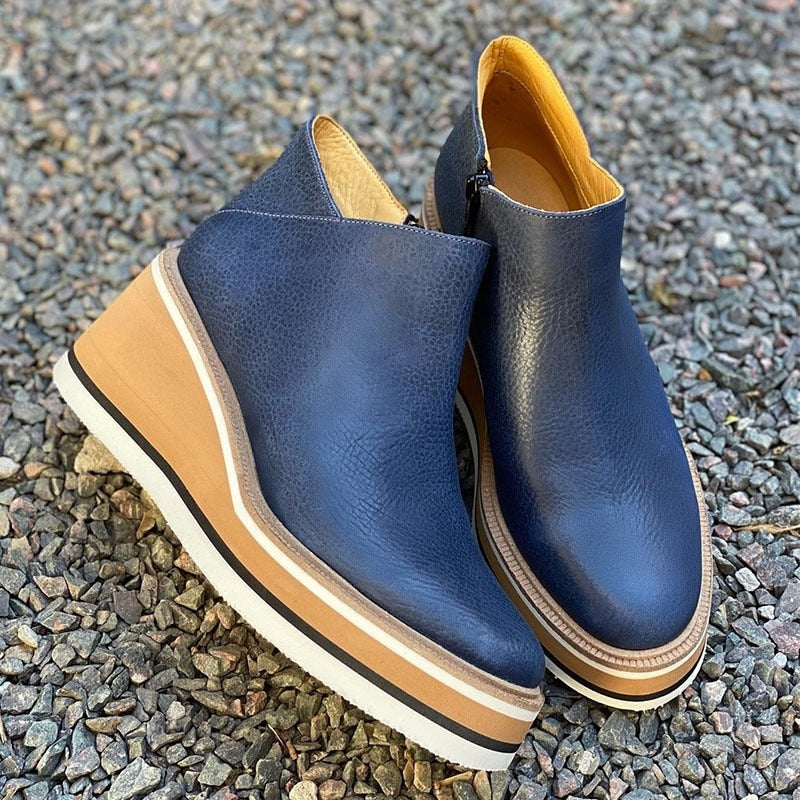 Vintage inspirierte Orthopädische Stiefel