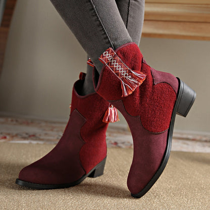 Vintage inspirierte Orthopädische Stiefel