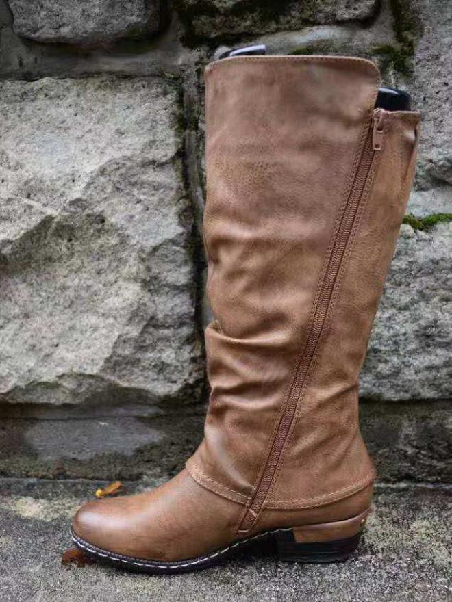 Vintage inspirierte Orthopädische Stiefel