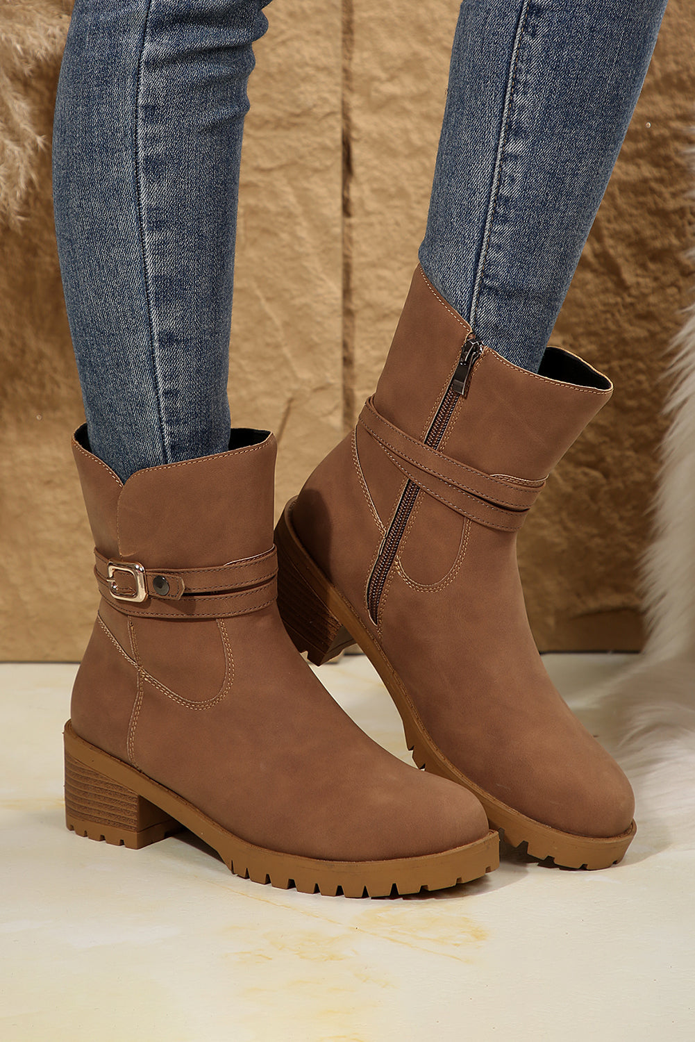 Vintage inspirierte Orthopädische Stiefel
