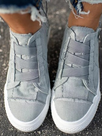 MW | Damen Canvas Low Heel All Season Turnschuhe