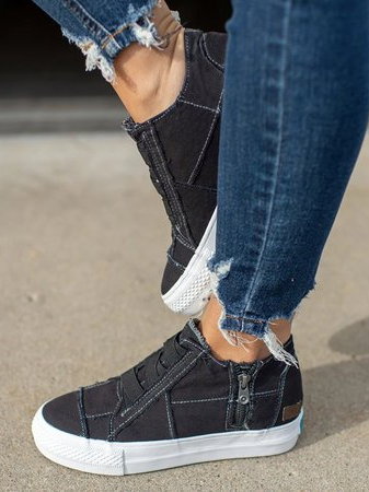 MW | Damen Canvas Low Heel All Season Turnschuhe