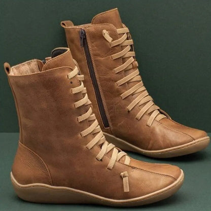 Vintage inspirierte Orthopädische Stiefel