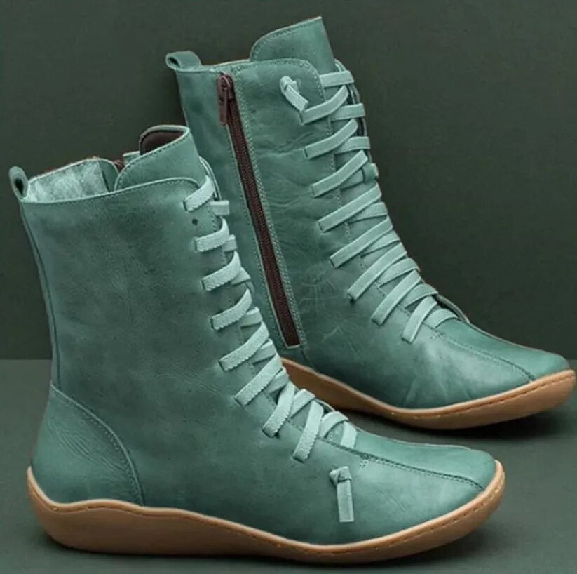 Vintage inspirierte Orthopädische Stiefel