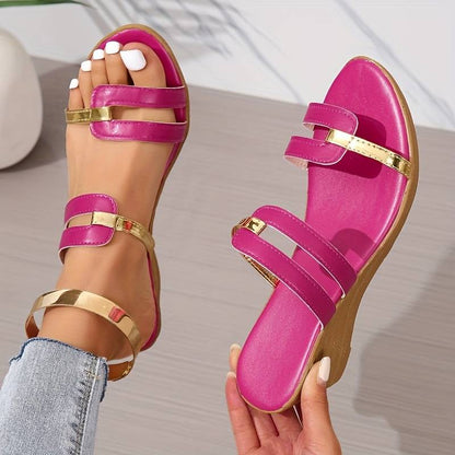MW | Sandalen mit Keilabsatz und weicher Sohle