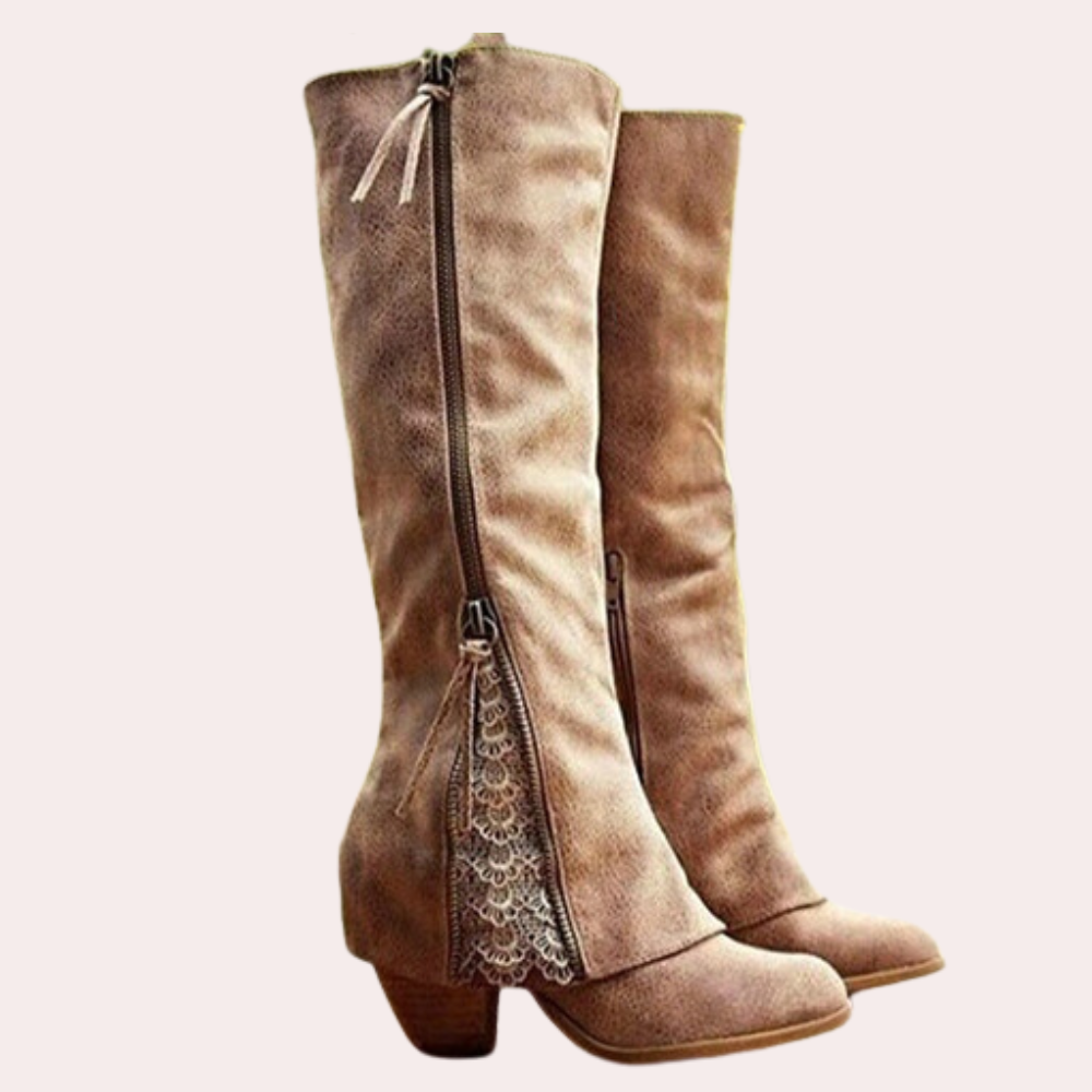 Vintage inspirierte Orthopädische Stiefel