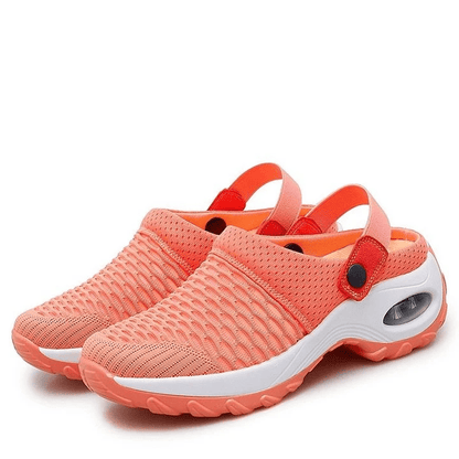 MW Frauen Luftkissen Plattform Mesh Mules Sneaker Sandalen