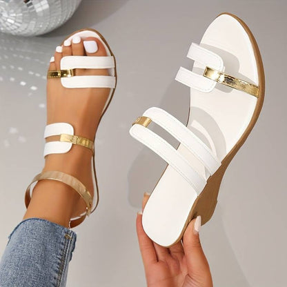 MW | Sandalen mit Keilabsatz und weicher Sohle
