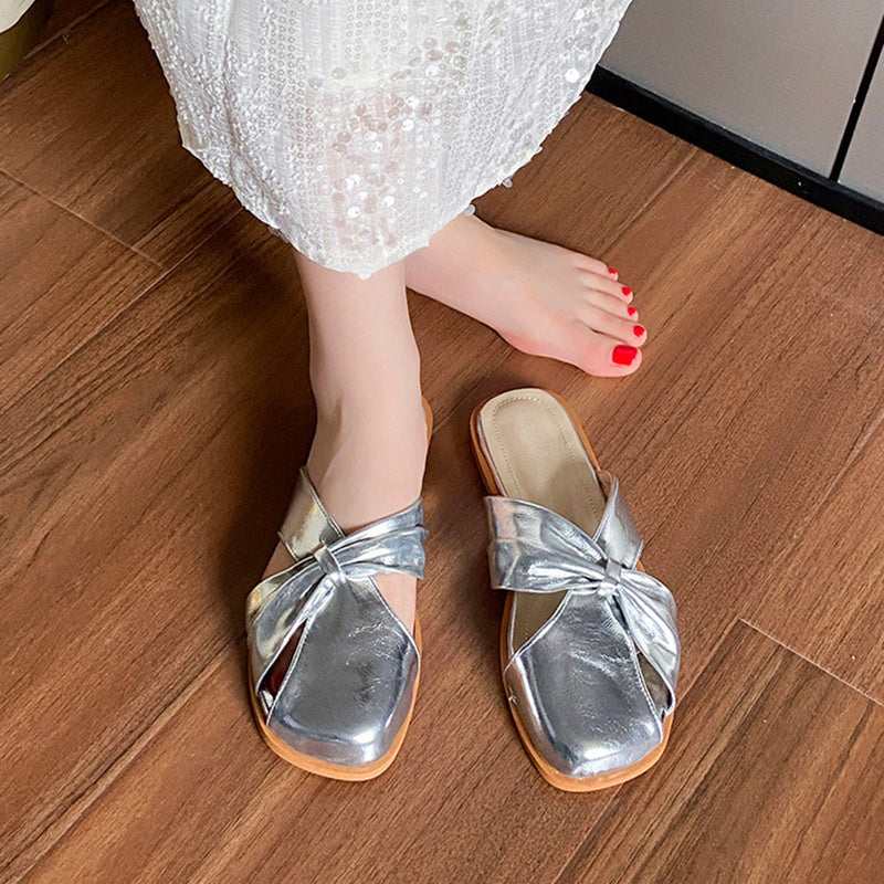 MW | Geschlossene Sandalen mit quadratischer Spitze