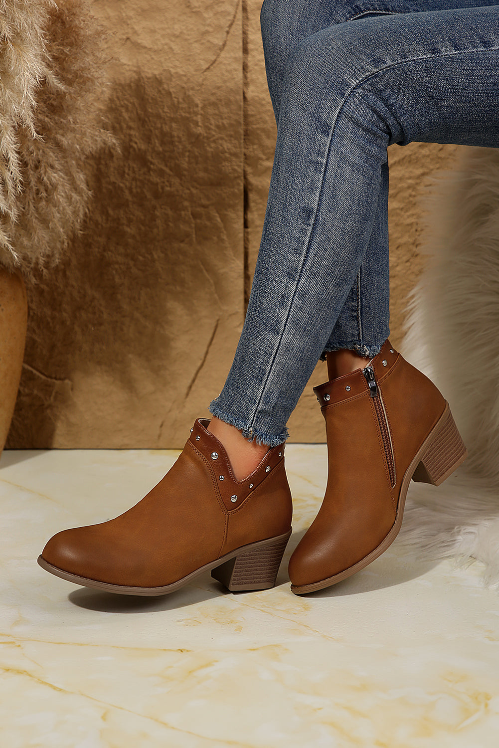 Klassische Orthopädische Stiefel mit zeitlosem Stil