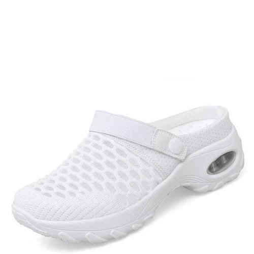 MW Frauen Luftkissen Plattform Mesh Mules Sneaker Sandalen