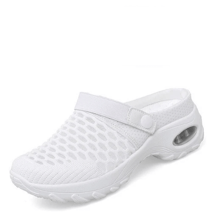 MW Frauen Luftkissen Plattform Mesh Mules Sneaker Sandalen