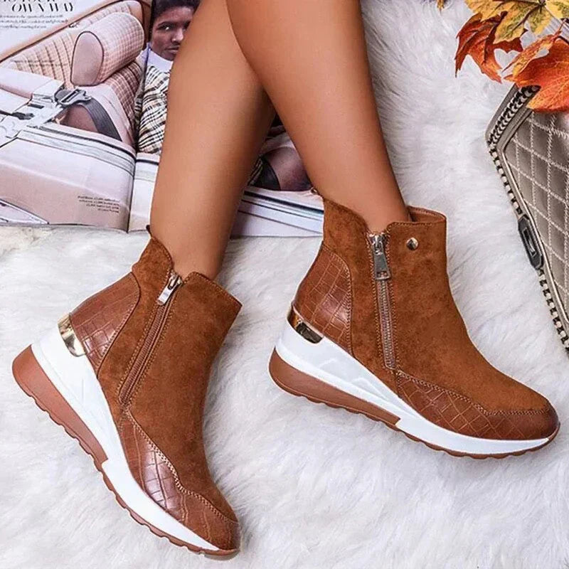 Vintage inspirierte Orthopädische Stiefel