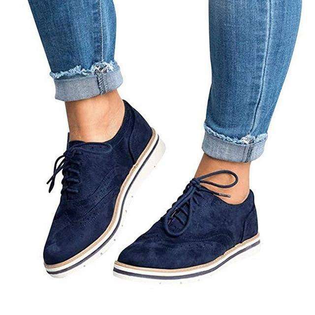 MW | Damen Casual Lace up Oxfords Flats