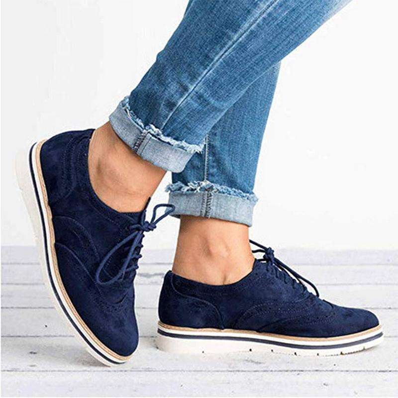 MW | Damen Casual Lace up Oxfords Flats