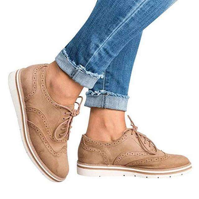 MW | Damen Casual Lace up Oxfords Flats