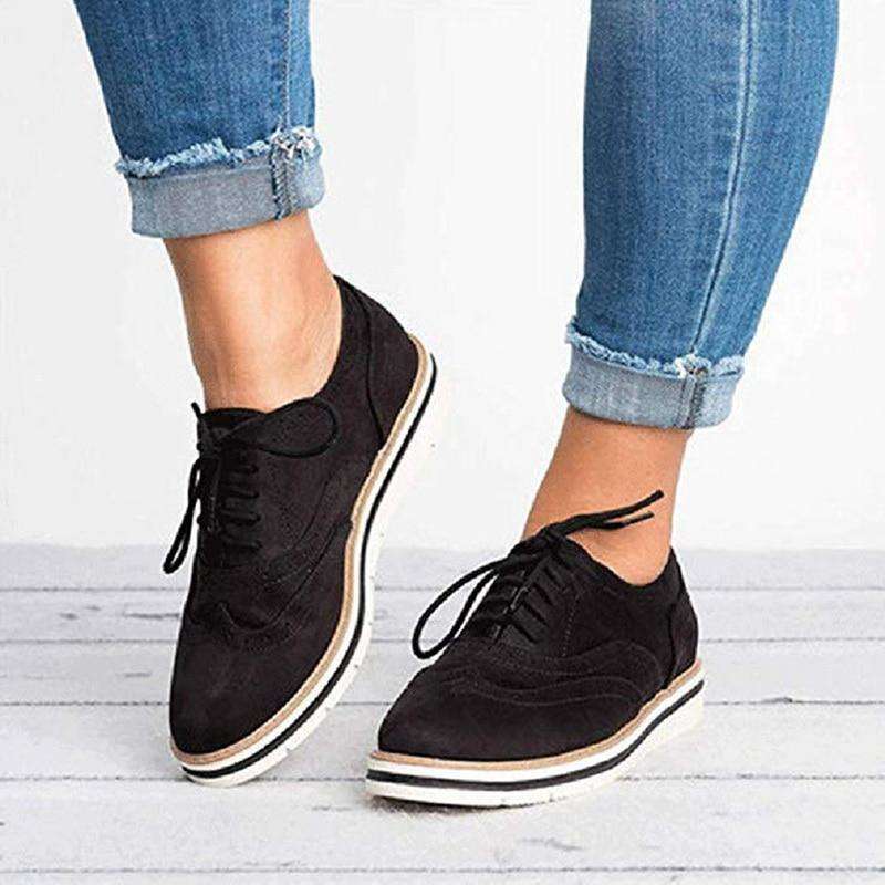 MW | Damen Casual Lace up Oxfords Flats